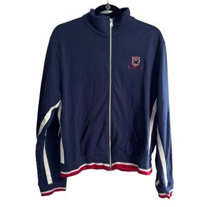 Walt Disney World Jacket Full Zip Hoodie Sweatshirt Navy w/Red‎ Trim Womens XXL